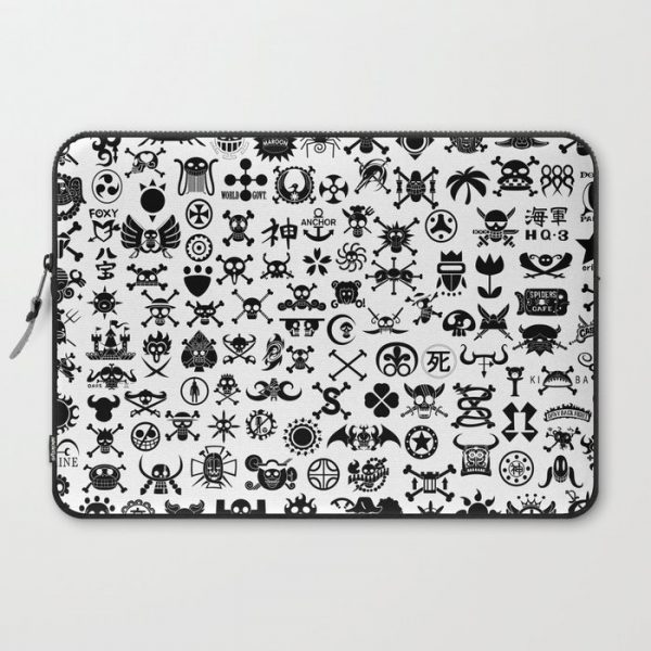 One Piece Jolly Roger Computer Cover by OnePieceChibiProject - Laptop Sleeve - 15"