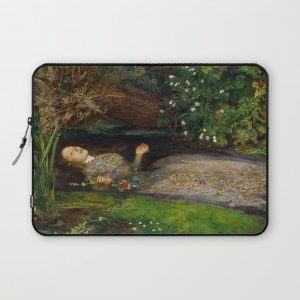 Ophelia, John Everett Millais Computer Cover by Historia Fine Art Gallery - Laptop Sleeve - 13"