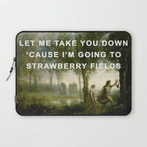 Orpheus Leading Eurydice to Strawberry Fields Computer Cover by The Beatles Art History - Laptop Sleeve - 13"