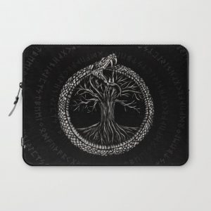 Ouroboros with Tree of Life Computer Cover by Creativemotions - Laptop Sleeve - 13"