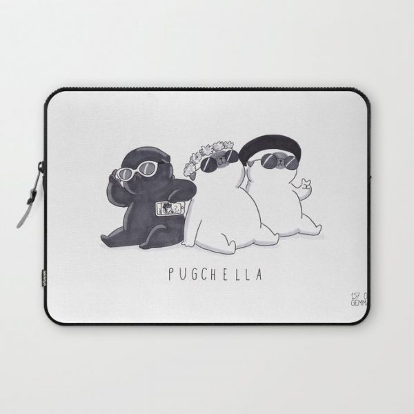 PUGCHELLA Computer Cover by 157ofgemma - Laptop Sleeve - 13"