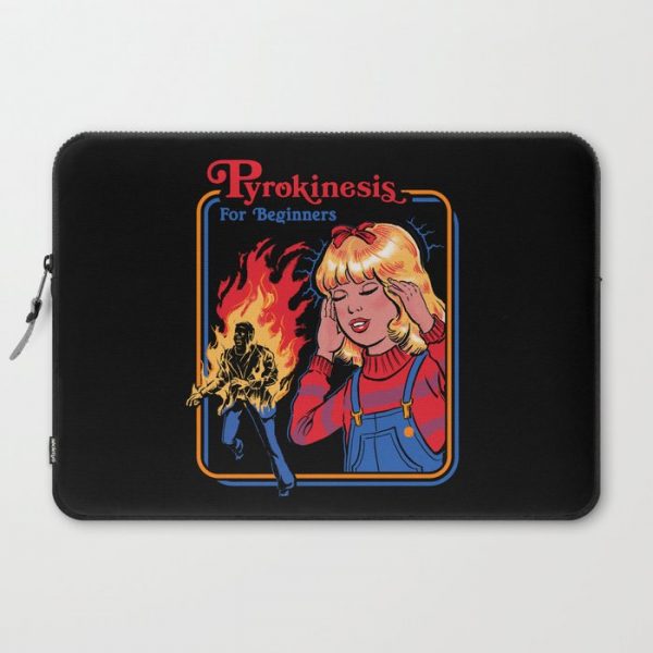 PYROKINESIS FOR BEGINNERS Computer Cover by Steven Rhodes - Laptop Sleeve - 15"