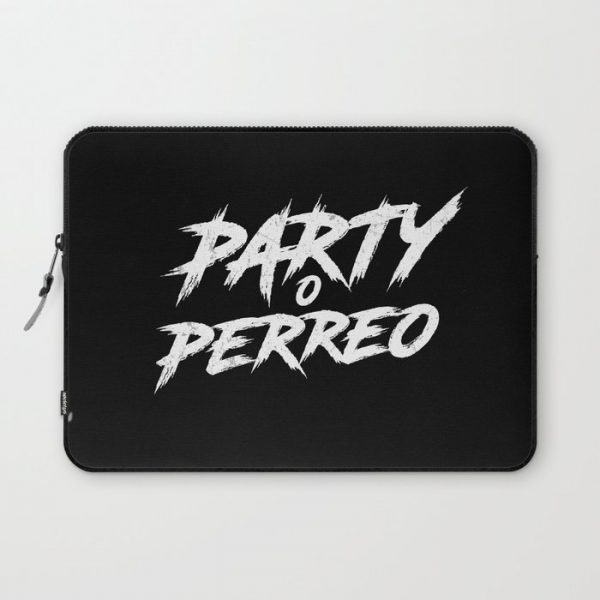 Party o Perreo Laptop Sleeve Computer Cover by DJ Narco - Laptop Sleeve - 13"