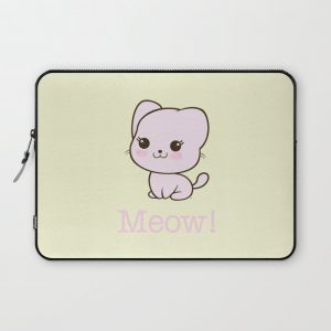 Pastel Kitten Kawaii Computer Cover by Jesse Steel - Laptop Sleeve - 13"