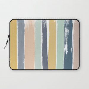 Pastel Stripes Computer Cover by Orara Studio - Laptop Sleeve - 13"