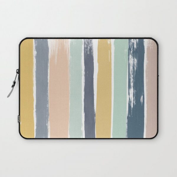 Pastel Stripes Computer Cover by Orara Studio - Laptop Sleeve - 13"