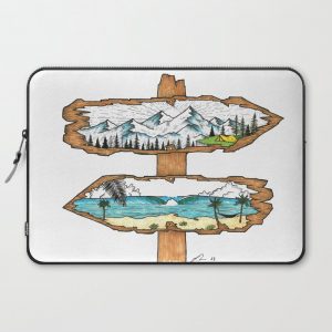 Pathways Computer Cover by lavaterart - Laptop Sleeve - 15"