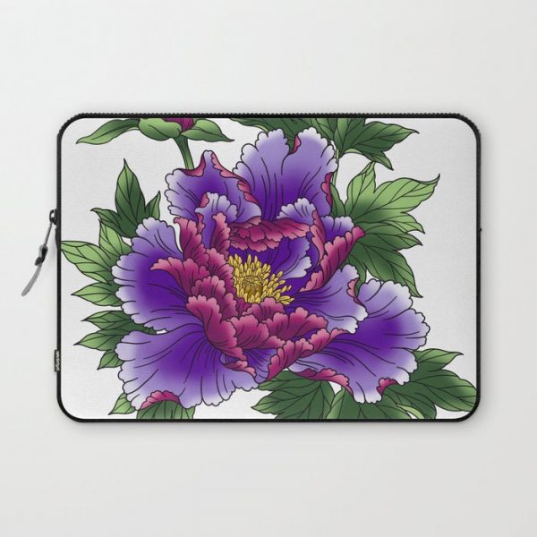 Peony Computer Cover by HoriAkuma - Laptop Sleeve - 13"