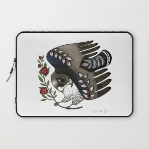 Peregrine Computer Cover by Jennifer Prior - Laptop Sleeve - 13"