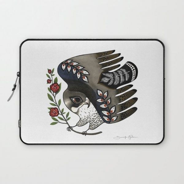 Peregrine Computer Cover by Jennifer Prior - Laptop Sleeve - 13"