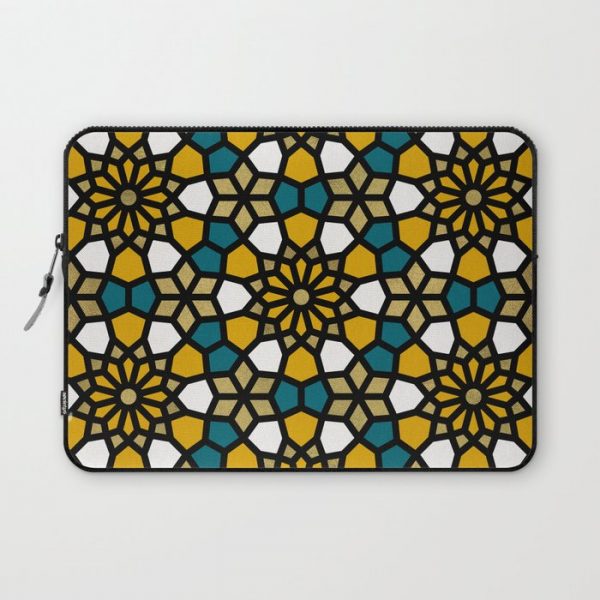 Persian Mosaic - Marigold Palette Computer Cover by Cat Coquillette - Laptop Sleeve - 13"