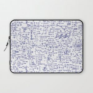 Physics Equations in Blue Pen Computer Cover by Thin Line Studio - Laptop Sleeve - 13"