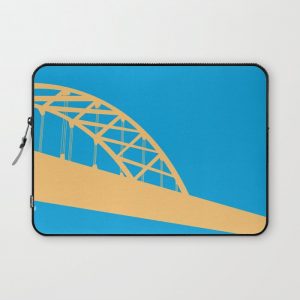 Pittsburgh Bridge Computer Cover by Kirin Chestnut - Laptop Sleeve - 13"