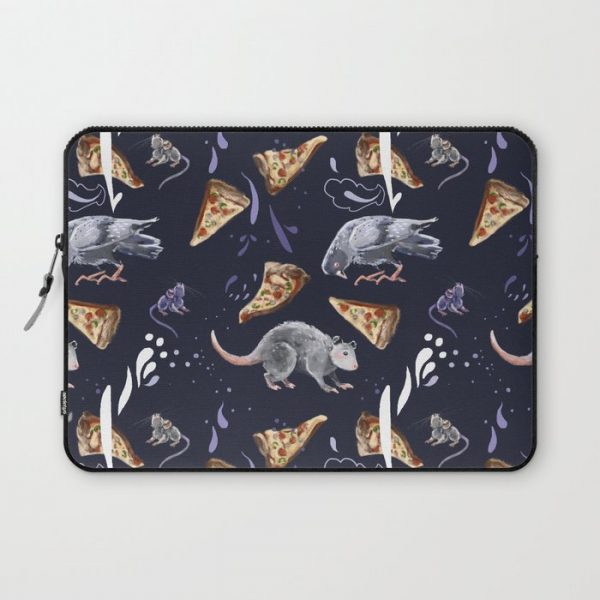 Pizza Day Computer Cover by Heather Smith - Laptop Sleeve - 13"