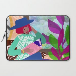 Poetry Reading Computer Cover by The Pairabirds - Laptop Sleeve - 15"