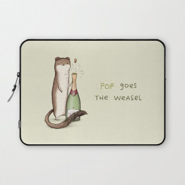 Pop Goes the Weasel Computer Cover by Sophie Corrigan - Laptop Sleeve - 13"