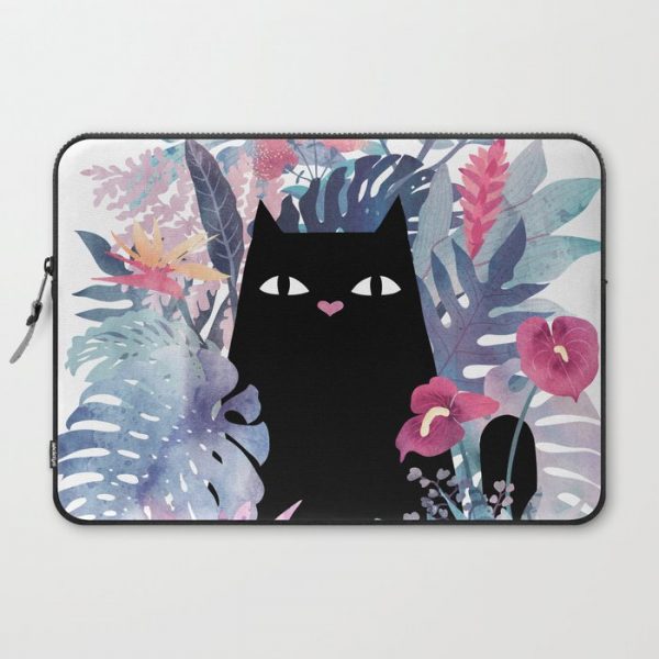 Popoki (Pastel) Computer Cover by littleclyde - Laptop Sleeve - 15"