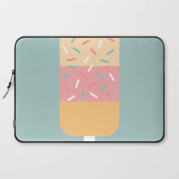 Popsicle (Mint) Computer Cover by The Old Art Studio - Laptop Sleeve - 15"