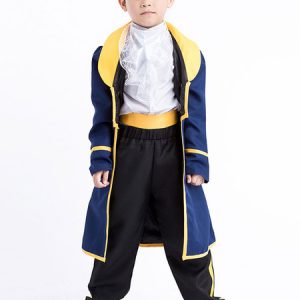 Prince Costume Halloween Kids Top Pants Cummerbund Jacket Outfit