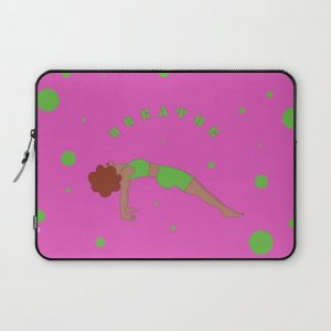 Purvottanasana || Upward Plank Pose || Yoga Gifts Computer Cover by DaphnA(c) Essiet - Laptop Sleeve - 13"