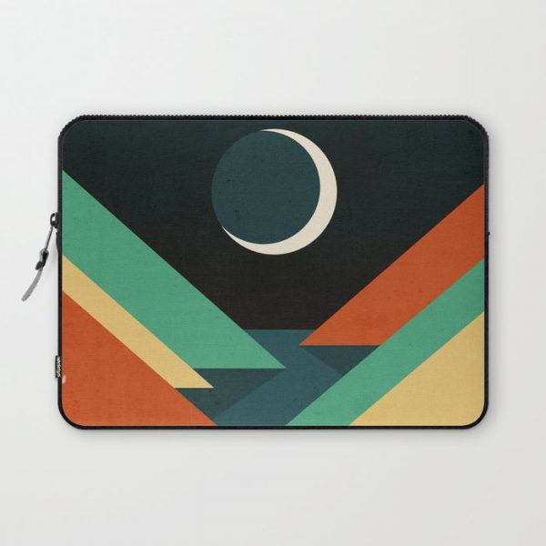 Quiet stream under crescent moon Computer Cover by Picomodi - Laptop Sleeve - 13"