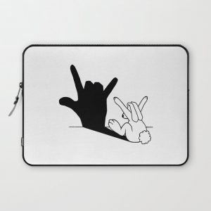 Rabbit Love Hand Shadow Computer Cover by Mobii - Laptop Sleeve - 13"