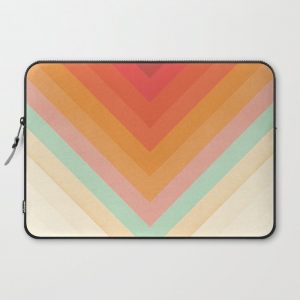 Rainbow Chevrons Computer Cover by Florent Bodart / Speakerine - Laptop Sleeve - 15"