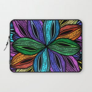 Rainbow Desert Rose Design Computer Cover by Jennaruss Art - Laptop Sleeve - 13"