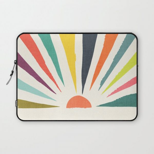 Rainbow ray Computer Cover by Picomodi - Laptop Sleeve - 13"