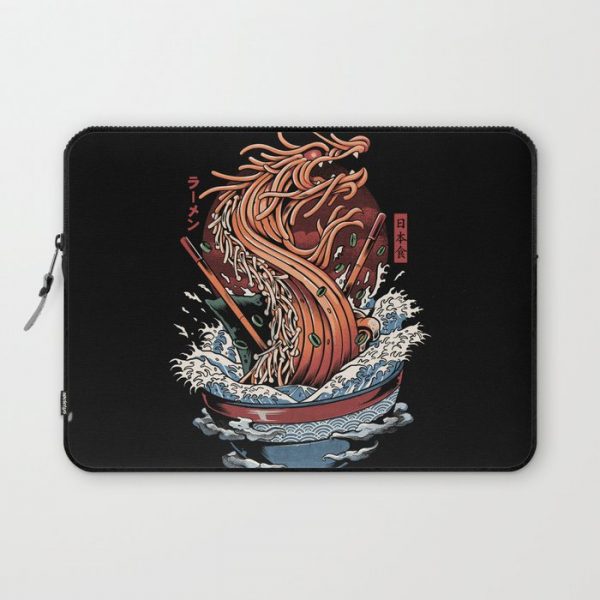 Ramen Dragon Computer Cover by ilustrata - Laptop Sleeve - 13"