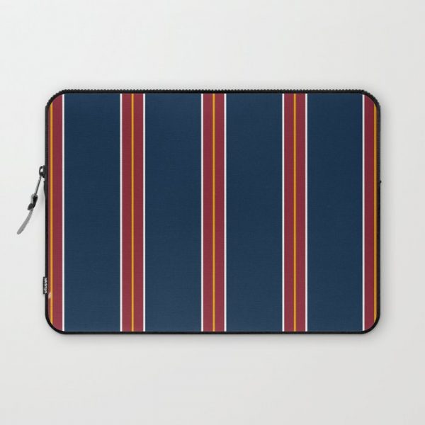 Repp Tie Pattern Computer Cover by Pulaski Shepherd Clothing & Supply Co. - Laptop Sleeve - 13"