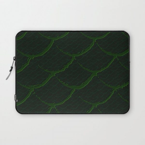 Reptile green Computer Cover by SioArt - Laptop Sleeve - 13"