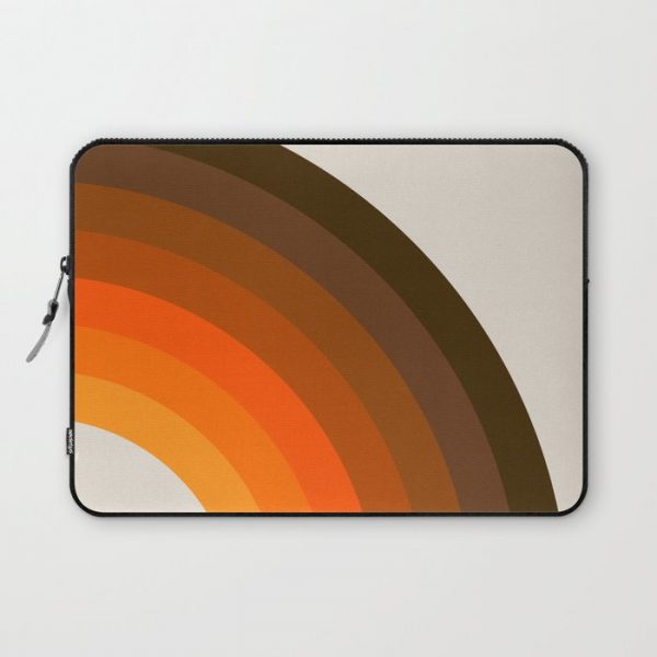 Retro Golden Rainbow - Right Side Computer Cover by Circa 78 Designs - Laptop Sleeve - 13"