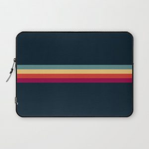 Retro Stripes Thunderbird Computer Cover by AlphaOmega - Laptop Sleeve - 13"