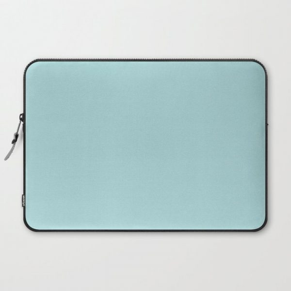 Robin's Egg Aqua Blue Computer Cover by PodArtist - Laptop Sleeve - 15"