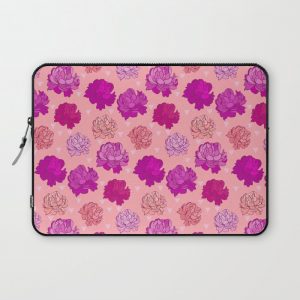 Romantic Pink Peonies Computer Cover by Live in Paper - Laptop Sleeve - 13"