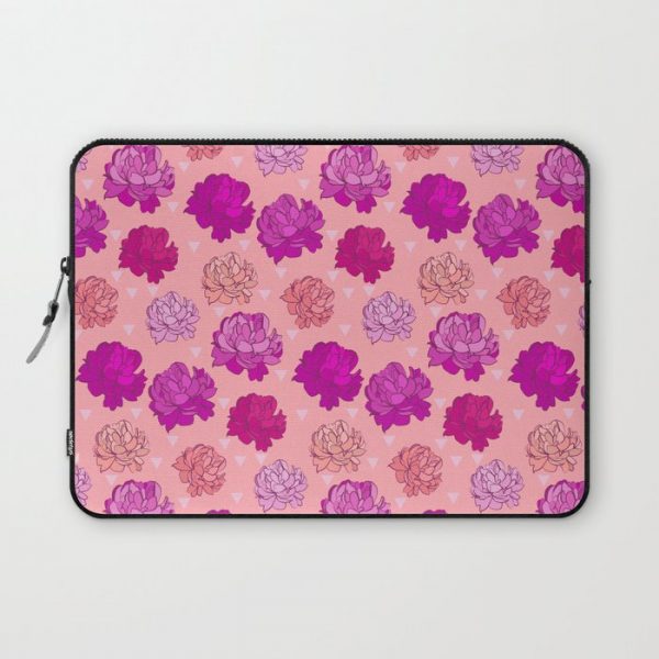 Romantic Pink Peonies Computer Cover by Live in Paper - Laptop Sleeve - 13"