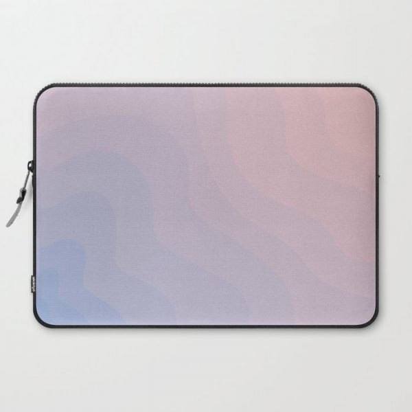 Rose quartz & Serenity Computer Cover by Will Wild - Laptop Sleeve - 15"