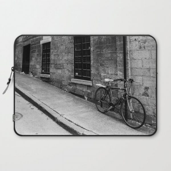 Rue Saint-Jean Baptiste Computer Cover by Alex Tonetti Photography - Laptop Sleeve - 15"