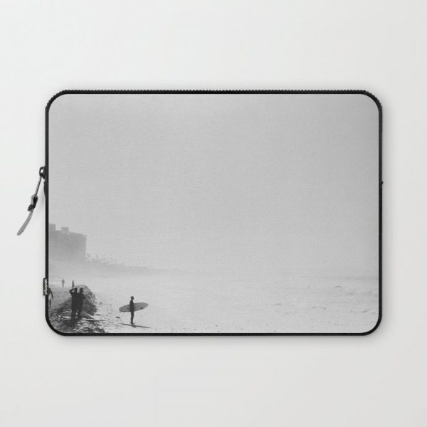 San Diego Surf Beach Computer Cover by Alicia Magnuson - Laptop Sleeve - 13"