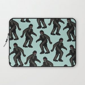 Sasquatch Sighting | Bigfoot Encounter Pattern | Wild Animals Computer Cover by Sara Pimental - Laptop Sleeve - 13"