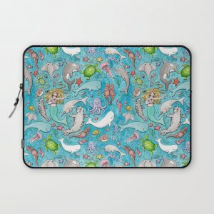 Sea Life Computer Cover by Modern Rosie - Laptop Sleeve - 13"