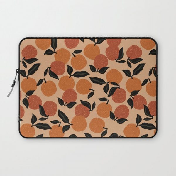 Seamless Citrus Pattern / Oranges Computer Cover by Alisa Galitsyna - Laptop Sleeve - 13"