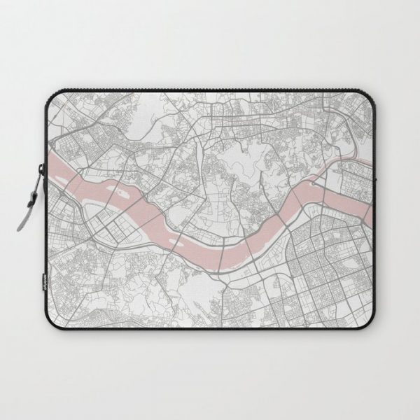 Seoul map Computer Cover by AnnaGo - Laptop Sleeve - 13"