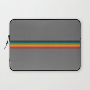 Sigyn - Classic Retro Summer Stripes Computer Cover by AlphaOmega - Laptop Sleeve - 13"