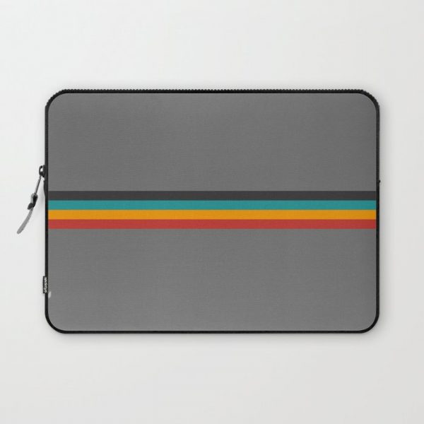 Sigyn - Classic Retro Summer Stripes Computer Cover by AlphaOmega - Laptop Sleeve - 13"