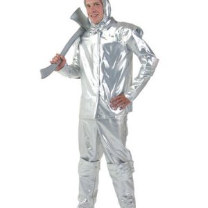 Silver Halloween Costumes Wizard Of OZ Tinman Metallic 4 Piece Holidays Costumes