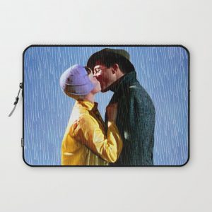 Singin' in the Rain - Blue Computer Cover by Classic Movie Art - Laptop Sleeve - 13"