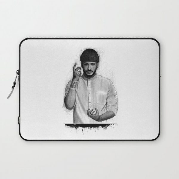 Slimane The Voice Computer Cover by David Lartigue - Laptop Sleeve - 13"