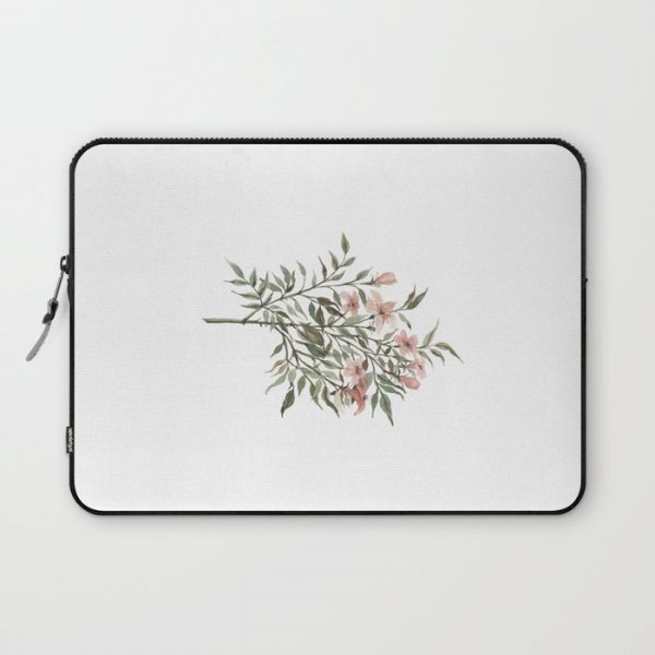 Small Floral Branch Computer Cover by Shealeen Louise - Laptop Sleeve - 13"